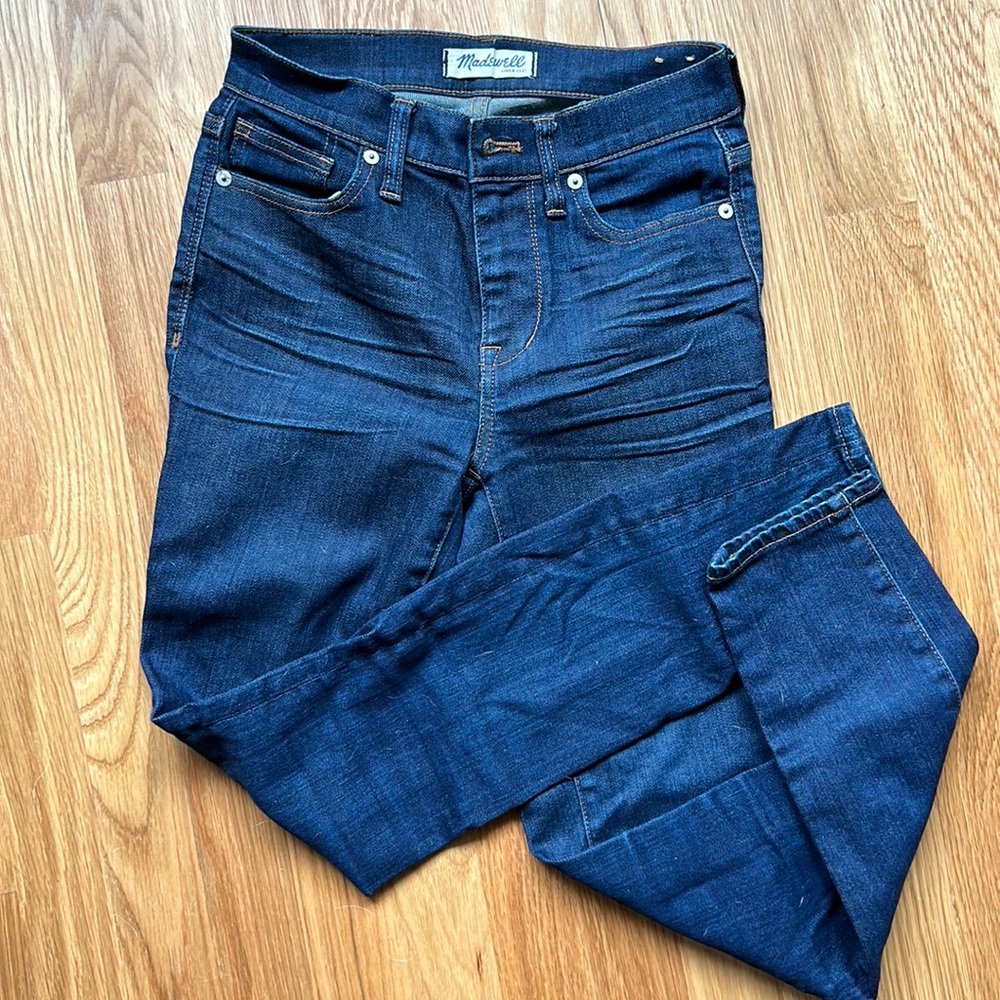 Madewell high riser skinny jeans